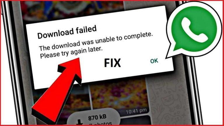 Best Ways to Fix Download Failed on WhatsApp